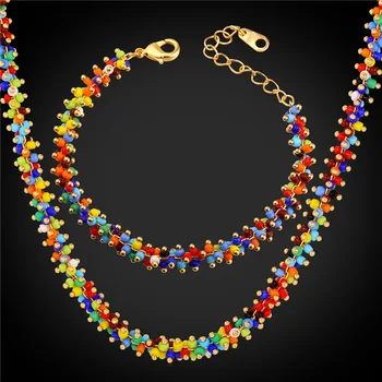 New African Beads Jewelry Set Bracelet & Necklace Colorful Synthetic Coral Bohemian Jewelry Set For Women Gift NH1638
New African Beads Jewelry Set Bracelet & Necklace Colorful Synthetic Coral Bohemian Jewelry Set For Women Gift NH1638