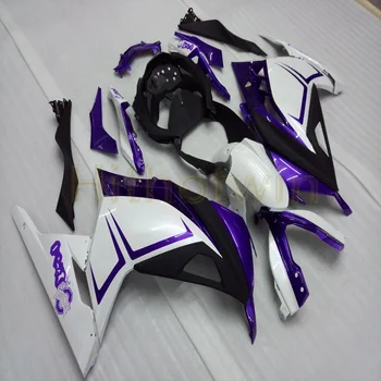 Custom+Screws Injection mold purple white motorcycle fairing for ZX300R EX300 2013 2014 EX-300
Custom+Screws Injection mold purple white motorcycle fairing for ZX300R EX300 2013 2014 EX-300