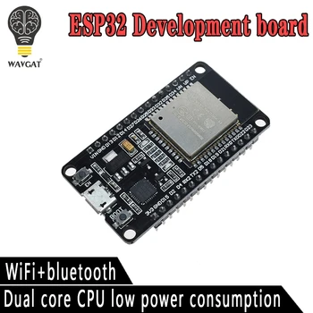 ESP32 Development Board WiFi and Bluetooth Ultra-Low Power Consumption Dual Core ESP-32 ESP-32S ESP 32 Similar ESP8266
ESP32 Development Board WiFi and Bluetooth Ultra-Low Power Consumption Dual Core ESP-32 ESP-32S ESP 32 Similar ESP8266