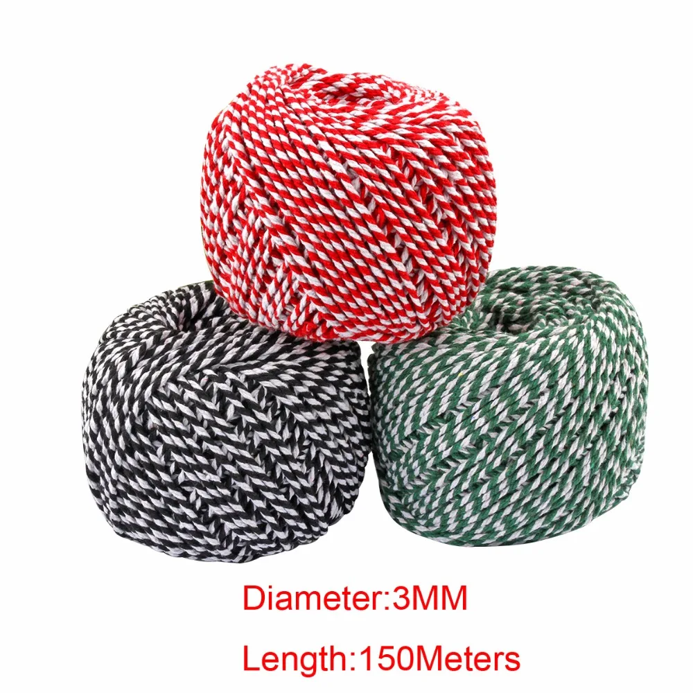 Twine String 150Meters/roll 3MM Cotton Cords Rope for Home Handmade Christmas Gift Packing Craft Projects DIY 
Twine String 150Meters/roll 3MM Cotton Cords Rope for Home Handmade Christmas Gift Packing Craft Projects DIY