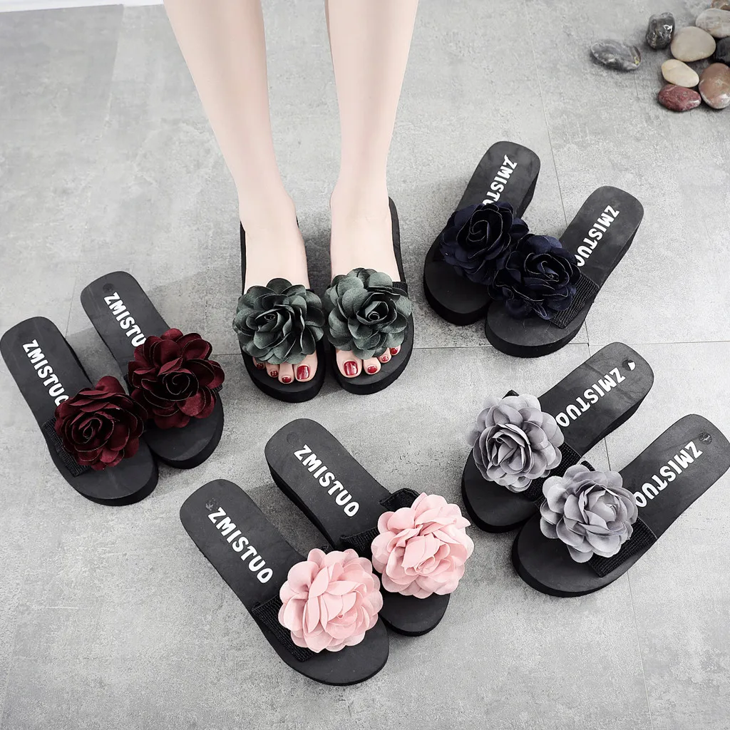 Hot Sale flip flops chaussures femme Women's Ladies Bohemia Flower Home Outdoor Wedges Beach Shoes Slippers zapatos de mujer &35
Hot Sale flip flops chaussures femme Women's Ladies Bohemia Flower Home Outdoor Wedges Beach Shoes Slippers zapatos de mujer &35