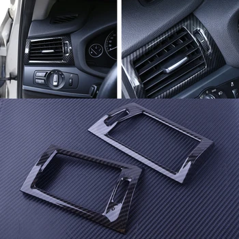 ABS Carbon Fiber Car Interior Side Console Air Vent Outlet Cover Trim Stickers Fit for BMW X3 F25 2011 2012 2013 2014 -2017
ABS Carbon Fiber Car Interior Side Console Air Vent Outlet Cover Trim Stickers Fit for BMW X3 F25 2011 2012 2013 2014 -2017
