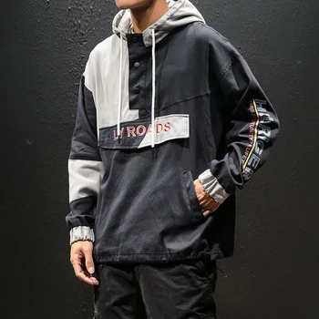 Autumn new man jacket hooded hip hop hit color large size casual loose trend bomber jacket men streetwear
Autumn new man jacket hooded hip hop hit color large size casual loose trend bomber jacket men streetwear