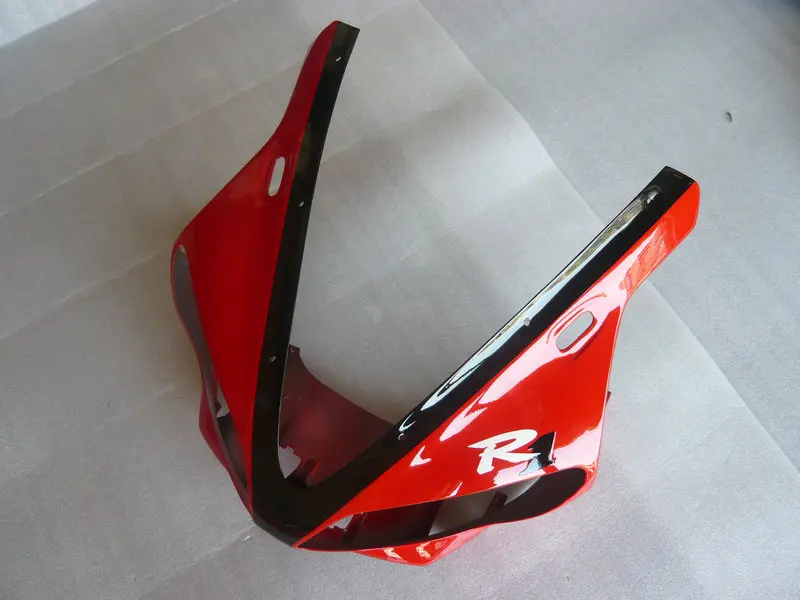 Front part Nose Fairing part for YAMAHA YZFR1 00 01 YZF R1 2000 2001 YZFR1000 yzfr1 00 ABS Hot red black Fairings set YF34
Front part Nose Fairing part for YAMAHA YZFR1 00 01 YZF R1 2000 2001 YZFR1000 yzfr1 00 ABS Hot red black Fairings set YF34