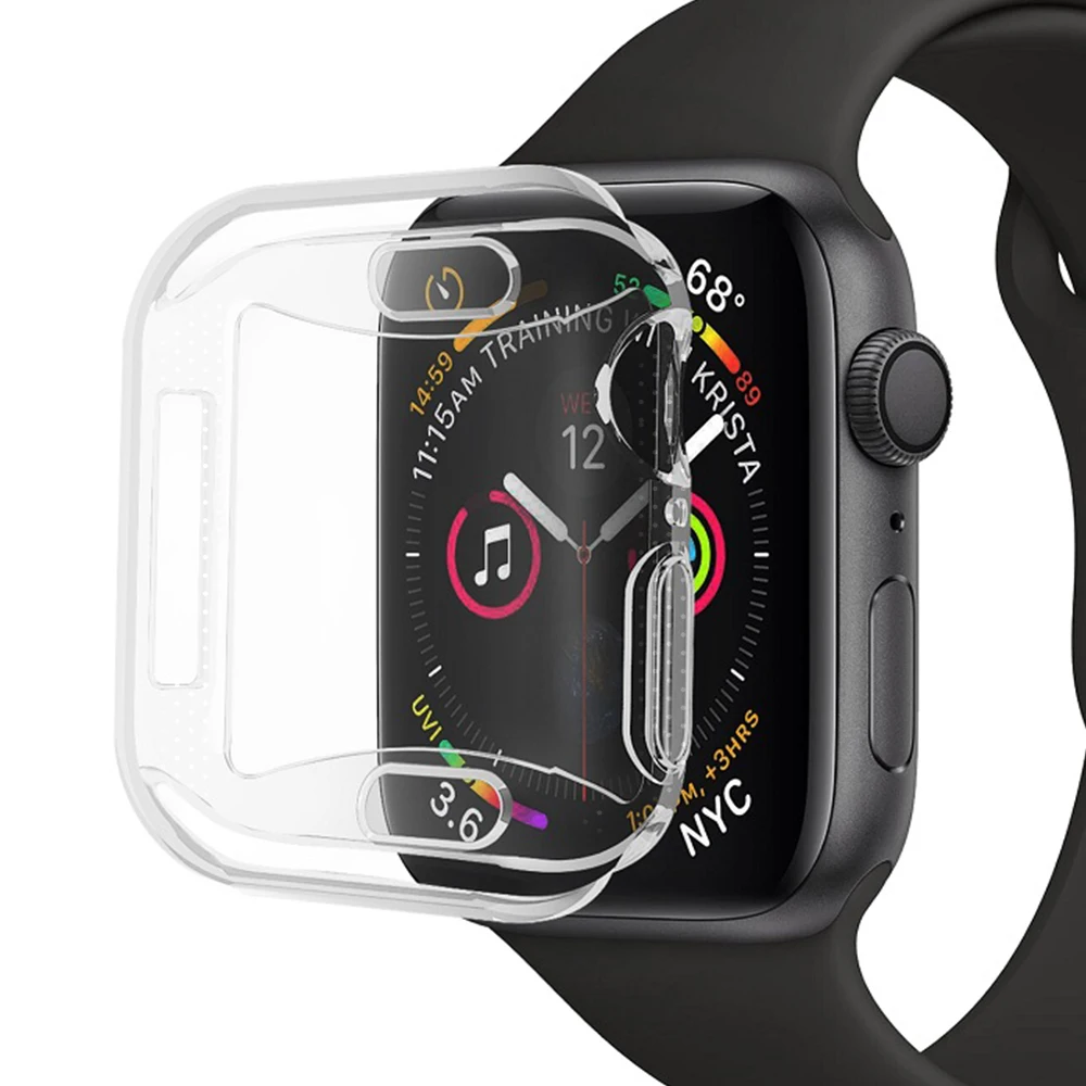 Transparent Cover Shell for Apple Watch Series 4 44mm/40mm Soft Clear TPU Protective Case for Apple Watch 4
Transparent Cover Shell for Apple Watch Series 4 44mm/40mm Soft Clear TPU Protective Case for Apple Watch 4