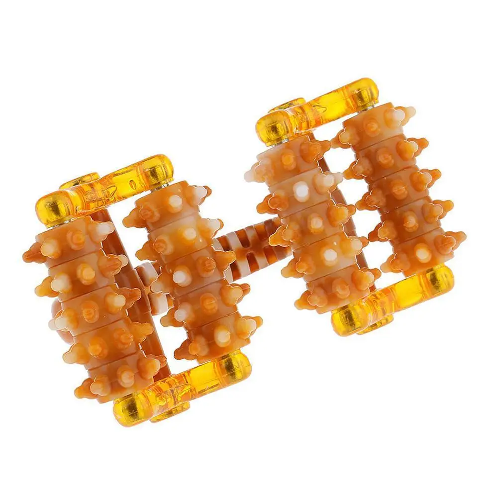 Multifunctional Ball Car Roller 4 Wheels Back Health Massage Equipment Handheld Pain Stress Relieve Four Row Wheels Health Care
Multifunctional Ball Car Roller 4 Wheels Back Health Massage Equipment Handheld Pain Stress Relieve Four Row Wheels Health Care