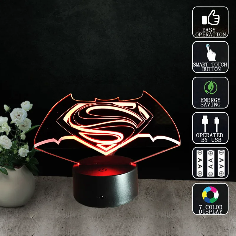 3D lampada led Night Light Color changing Bedside Table Lamp Touch Switches lamparas USB Creative Gadget Children Toys Veilleuse
3D lampada led Night Light Color changing Bedside Table Lamp Touch Switches lamparas USB Creative Gadget Children Toys Veilleuse