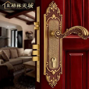 European interior door lock pure copper retro all copper room door lock luxury solid wood door lock mechanical lock
European interior door lock pure copper retro all copper room door lock luxury solid wood door lock mechanical lock