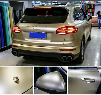 Metallic Matt Chrome Vinyl Champagne Gold Car Wrap Film With Air Bubble Car Foil Sticker Motorbike Scooter Laptop Decal
Metallic Matt Chrome Vinyl Champagne Gold Car Wrap Film With Air Bubble Car Foil Sticker Motorbike Scooter Laptop Decal