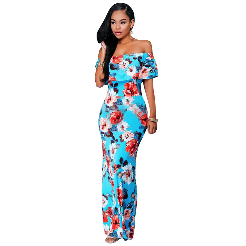 Women summer dresses 2019 new fashion Europe slash collar large ruffled flower print maxi dress Vestidos dropshipping KFLJ8038
Women summer dresses 2019 new fashion Europe slash collar large ruffled flower print maxi dress Vestidos dropshipping KFLJ8038