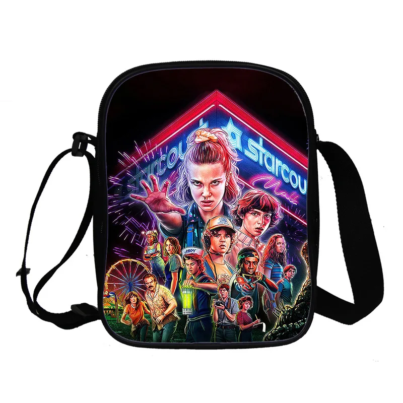 2019 Stranger Things 3 Shoulder Bag Crossbody Bag Kids Study Stationary 19*9*25cm School Bag for Teenage Boys Girls Travel Bags
2019 Stranger Things 3 Shoulder Bag Crossbody Bag Kids Study Stationary 19*9*25cm School Bag for Teenage Boys Girls Travel Bags