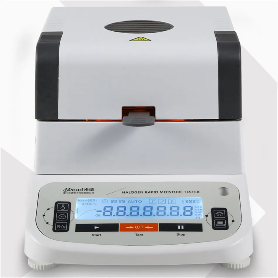 MD-610 Halogen Food Moisture Analyzer Food Moisture Content Measuring Instrument Milk Solid Content Detection Equipment