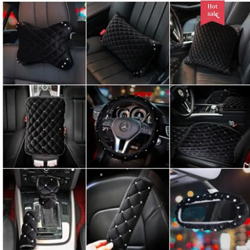 Car interior decoration set hand brake cover gearshift cover car seat belt shoulder cover automatic Car rearview mirror cover
Car interior decoration set hand brake cover gearshift cover car seat belt shoulder cover automatic Car rearview mirror cover