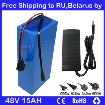 Free shipping To RU 48V 15AH Electric Bike Lithium ion battery 48V Bike battery with PVC case 20A BMS 54.6V 2A charger
Free shipping To RU 48V 15AH Electric Bike Lithium ion battery 48V Bike battery with PVC case 20A BMS 54.6V 2A charger