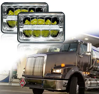 4X6 INCH Rectangular Sealed Beam LED Headlights For Truck Kenworth Peterbilt FREIGHTLINER Western Star Ford Mustang Chevy Camaro
4X6 INCH Rectangular Sealed Beam LED Headlights For Truck Kenworth Peterbilt FREIGHTLINER Western Star Ford Mustang Chevy Camaro