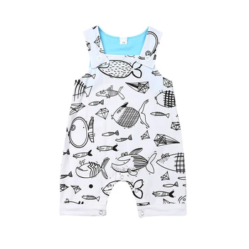2019 Summer Newborn Baby Boy Girl Fish Printed Sleeveless Cute Romper Jumpsuit Clothes Outfit Sunsuit
2019 Summer Newborn Baby Boy Girl Fish Printed Sleeveless Cute Romper Jumpsuit Clothes Outfit Sunsuit