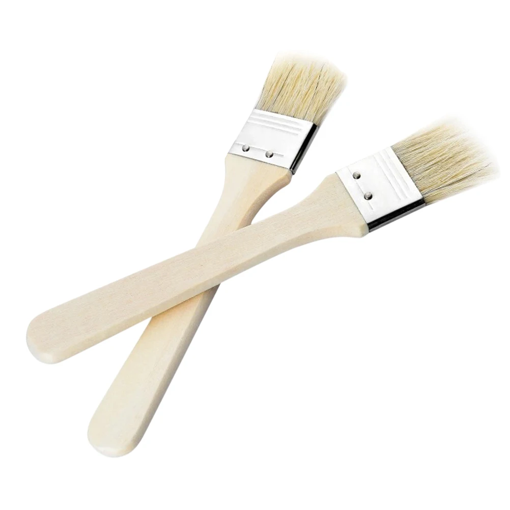2 Pcs Barbecue Brushes Heatproof Wooden Handle Pig Hair BBQ Brushes Oil Baking Brush Basting Brush for Grilling Kitchen Camping
2 Pcs Barbecue Brushes Heatproof Wooden Handle Pig Hair BBQ Brushes Oil Baking Brush Basting Brush for Grilling Kitchen Camping