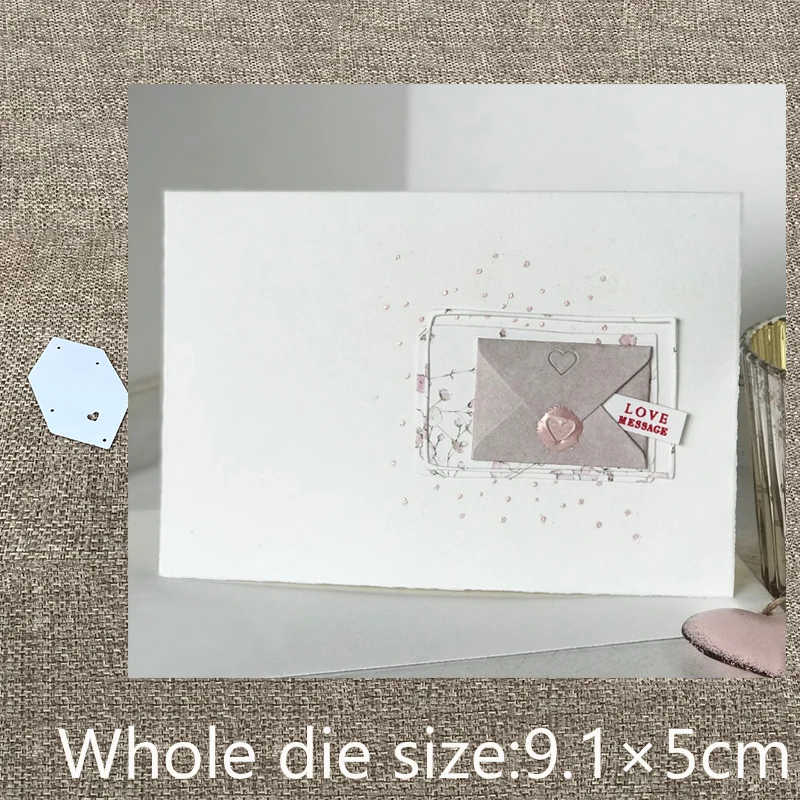 New Design Craft Metal Cutting Die die cuts heart envelope decoration scrapbook Album Paper Card Craft Embossing die cuts
New Design Craft Metal Cutting Die die cuts heart envelope decoration scrapbook Album Paper Card Craft Embossing die cuts
