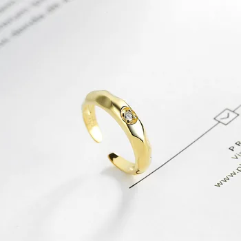 Silvology 925 Sterling Silver Irregular Section Rings Rings Gold Zircon Palace Frosty Style Rings for Women 2019 Gold Jewelry
Silvology 925 Sterling Silver Irregular Section Rings Rings Gold Zircon Palace Frosty Style Rings for Women 2019 Gold Jewelry