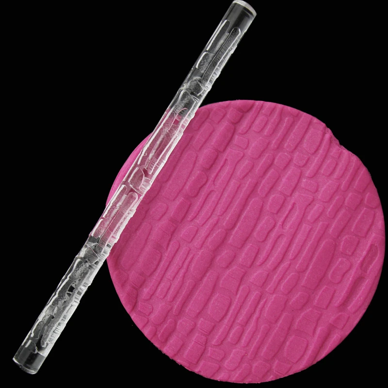 Irregular Brick Wall Pattern Transparent Embossed Rolling Pin Fondant Cake Decoration Tools For Cookie E181
Irregular Brick Wall Pattern Transparent Embossed Rolling Pin Fondant Cake Decoration Tools For Cookie E181