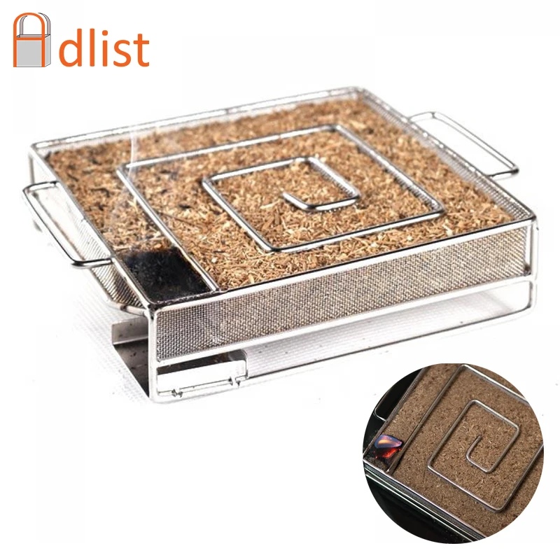 BBQ Grill Smoker Salmon Barbecue Cold Smoke Generator Fish Meat Bacon Burn Smoking Box Cooking for Wood Chips Tools Accessories
BBQ Grill Smoker Salmon Barbecue Cold Smoke Generator Fish Meat Bacon Burn Smoking Box Cooking for Wood Chips Tools Accessories