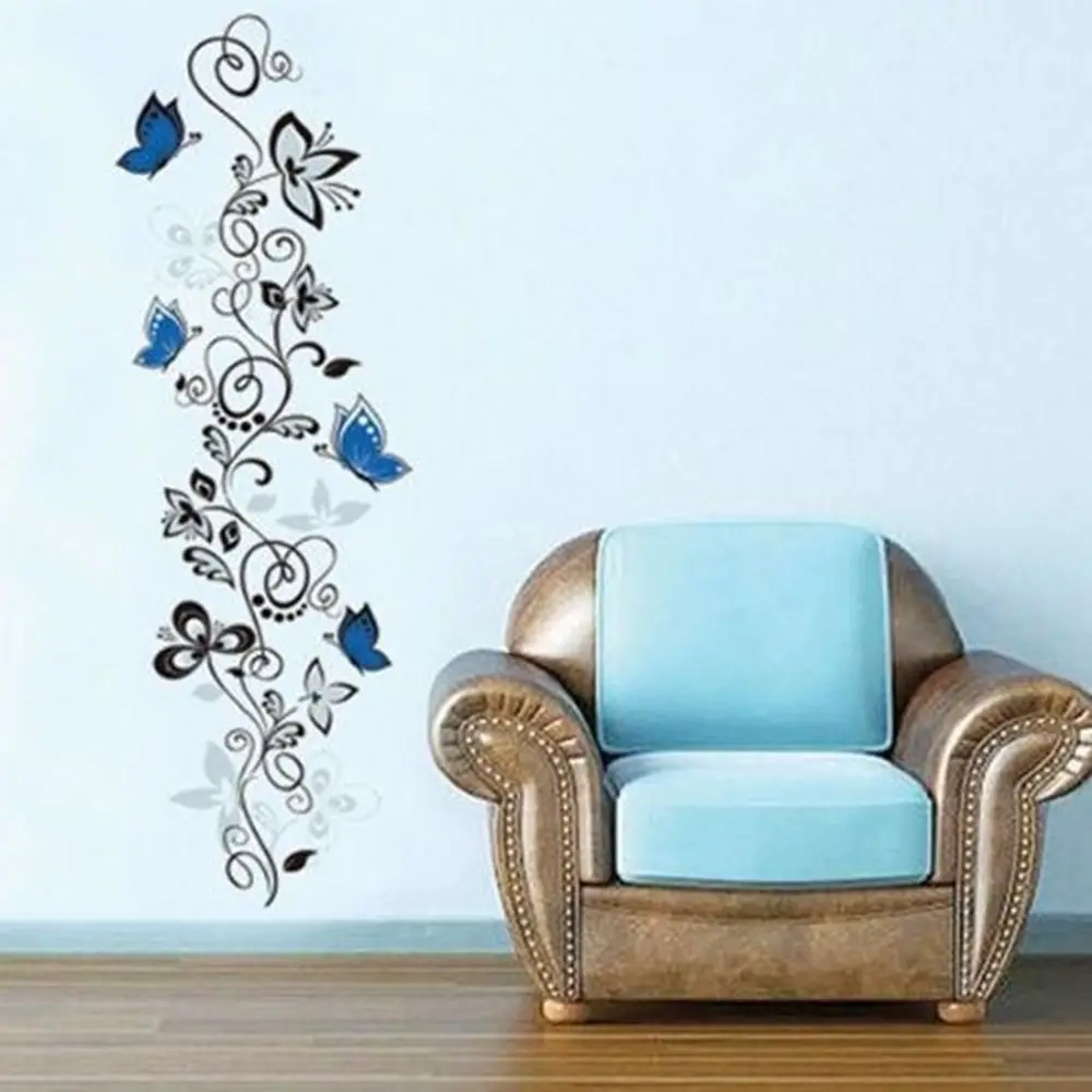 1 PC Flower Vine Butterflies Wall Stickers Living Room Decor Mural Art Posters Decals walls Stickers Decorative For Bedroom
1 PC Flower Vine Butterflies Wall Stickers Living Room Decor Mural Art Posters Decals walls Stickers Decorative For Bedroom