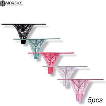 Moxeay 5PCS Womens Ladies Sexy G-String Lace Floral Panties Briefs Thread Transparent T Back Panty Underwear Sexy Women Thongs
Moxeay 5PCS Womens Ladies Sexy G-String Lace Floral Panties Briefs Thread Transparent T Back Panty Underwear Sexy Women Thongs