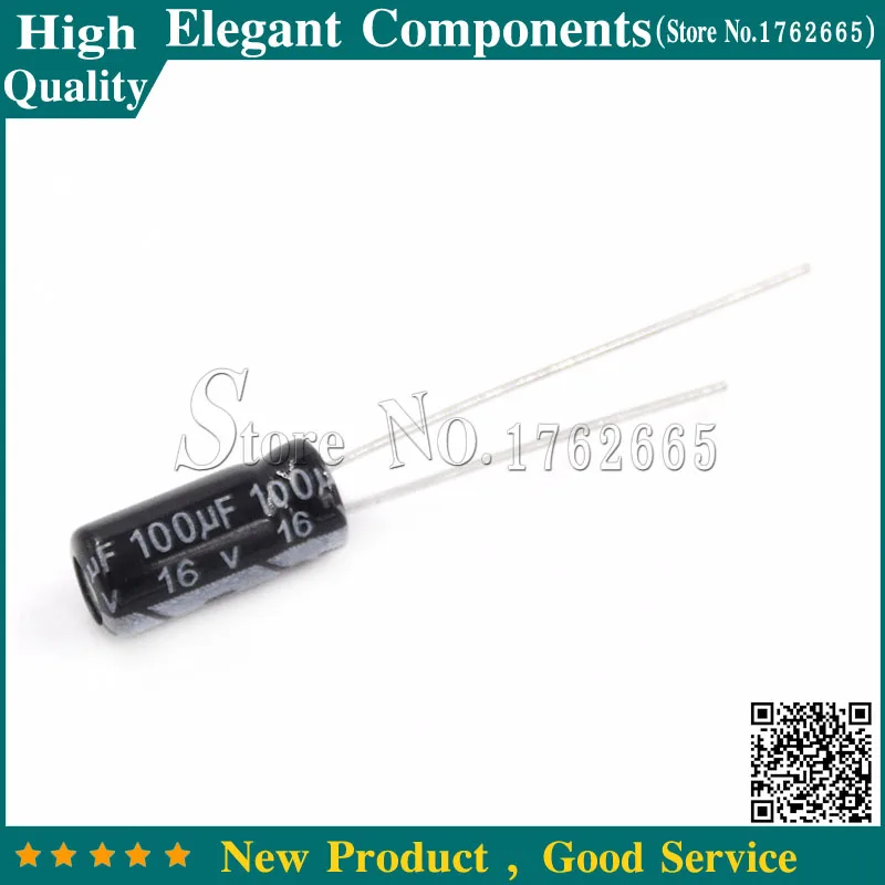 50PCS 100UF 16V 16V 100UF Aluminum Electrolytic Capacitor 16 V / 100 UF Size 5*11MM Electrolytic Capacitor
50PCS 100UF 16V 16V 100UF Aluminum Electrolytic Capacitor 16 V / 100 UF Size 5*11MM Electrolytic Capacitor