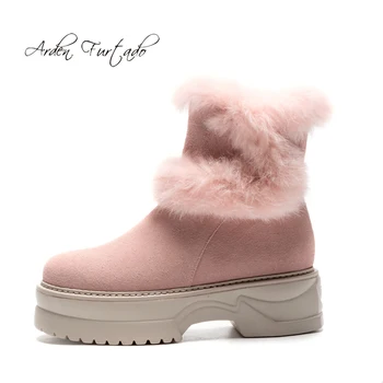 Fashion sweet classics black concise women's shoes winter 2019 round toe pink fur snow boots zipper flat platform short boots
Fashion sweet classics black concise women's shoes winter 2019 round toe pink fur snow boots zipper flat platform short boots