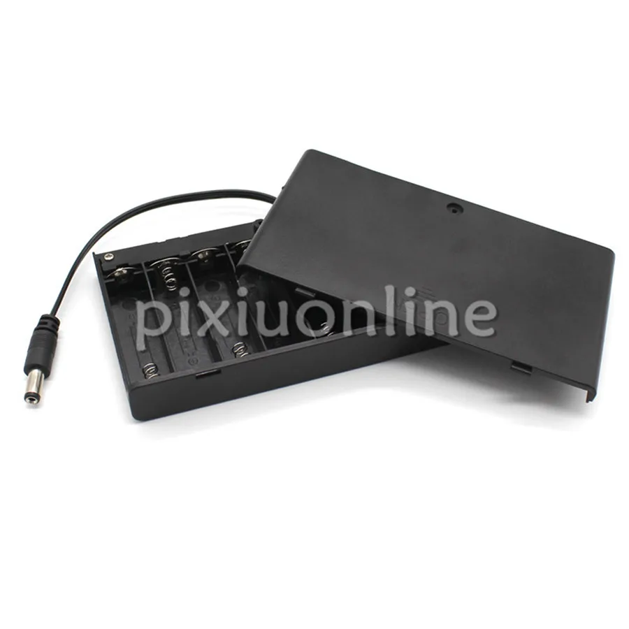 1pc J760 Output 12V Contain 8 AA Battery Box with Cover and DC2.1 Connect Wire Free Russia Shipping
1pc J760 Output 12V Contain 8 AA Battery Box with Cover and DC2.1 Connect Wire Free Russia Shipping