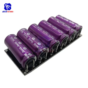 Super Farad Capacitors 6PCS/Set 3V 10F Super Capacitor with Protection Board Single Row18V 1.6F Farad Capacitor for Car
Super Farad Capacitors 6PCS/Set 3V 10F Super Capacitor with Protection Board Single Row18V 1.6F Farad Capacitor for Car