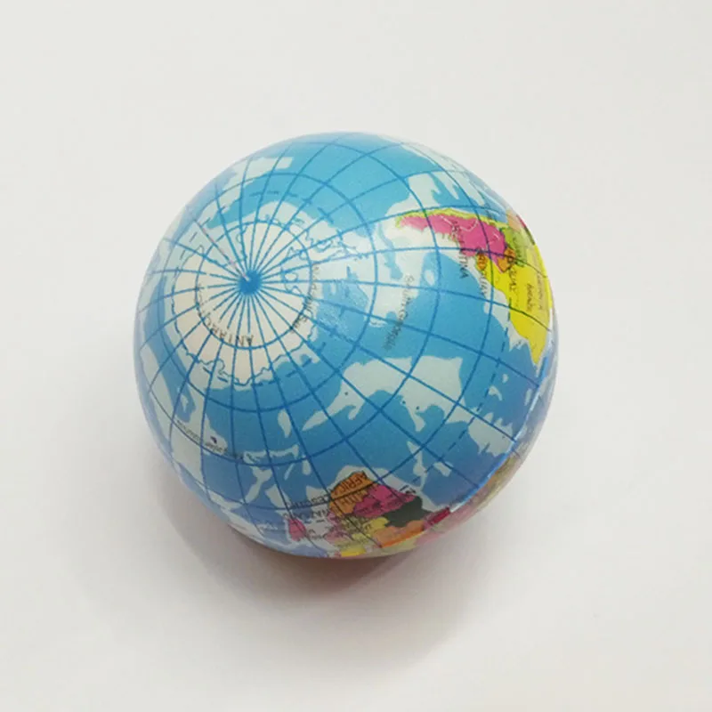 100 мм/63 мм анти стресс карта мира пенопластовый шар Планета Земля мяч игрушки для