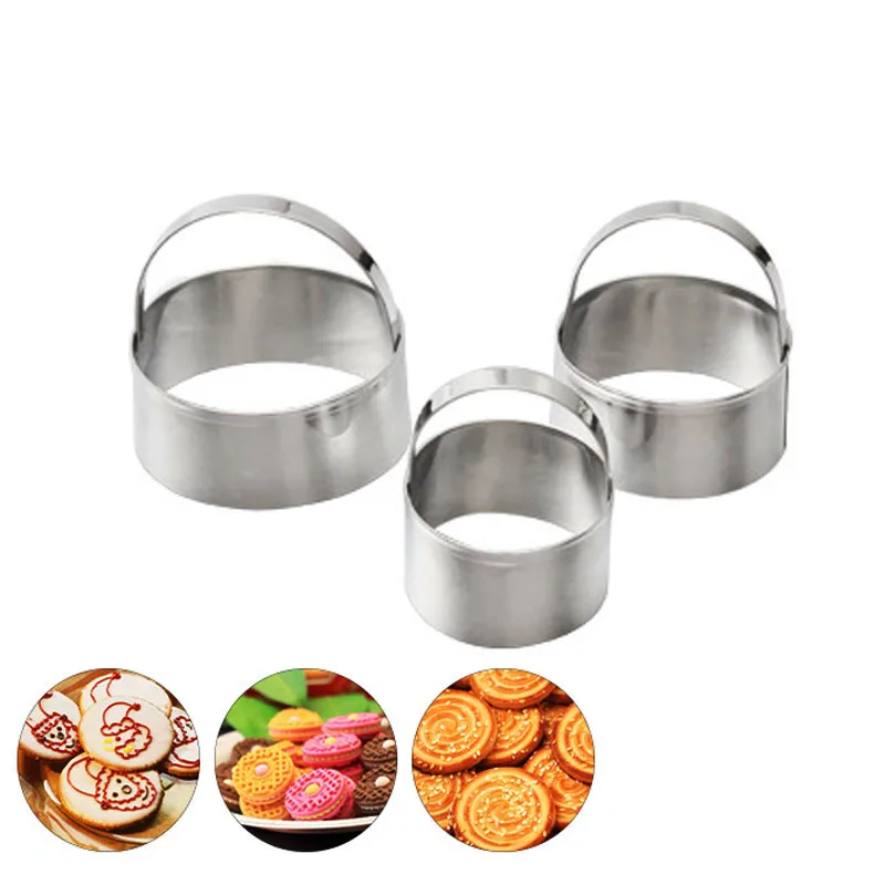 3Pcs/Set Stainless Steel Cookie Cutters Moulds Round Circle Candy Biscuit Mold Cooking Tools DIY Fondant Pastry Decorating Tools
3Pcs/Set Stainless Steel Cookie Cutters Moulds Round Circle Candy Biscuit Mold Cooking Tools DIY Fondant Pastry Decorating Tools