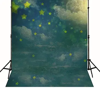 Vinyl cloth High quality Computer printed Night Sky Yellow Stars backdrop Children Photography Backgrounds
Vinyl cloth High quality Computer printed Night Sky Yellow Stars backdrop Children Photography Backgrounds