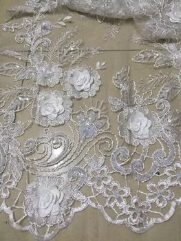 High Quality Nigerian Lace Fabrics 2018 With White Sequins African French Net Lace Fabric Embroidered Tulle Mesh Lace Fabrics
High Quality Nigerian Lace Fabrics 2018 With White Sequins African French Net Lace Fabric Embroidered Tulle Mesh Lace Fabrics