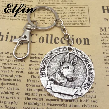 Elfin Vintage Belgian Malinois Keychains Antique Silver Plated Belgian Malinois Dog Key Chains Keyrings Pet Dog Jewelery
Elfin Vintage Belgian Malinois Keychains Antique Silver Plated Belgian Malinois Dog Key Chains Keyrings Pet Dog Jewelery