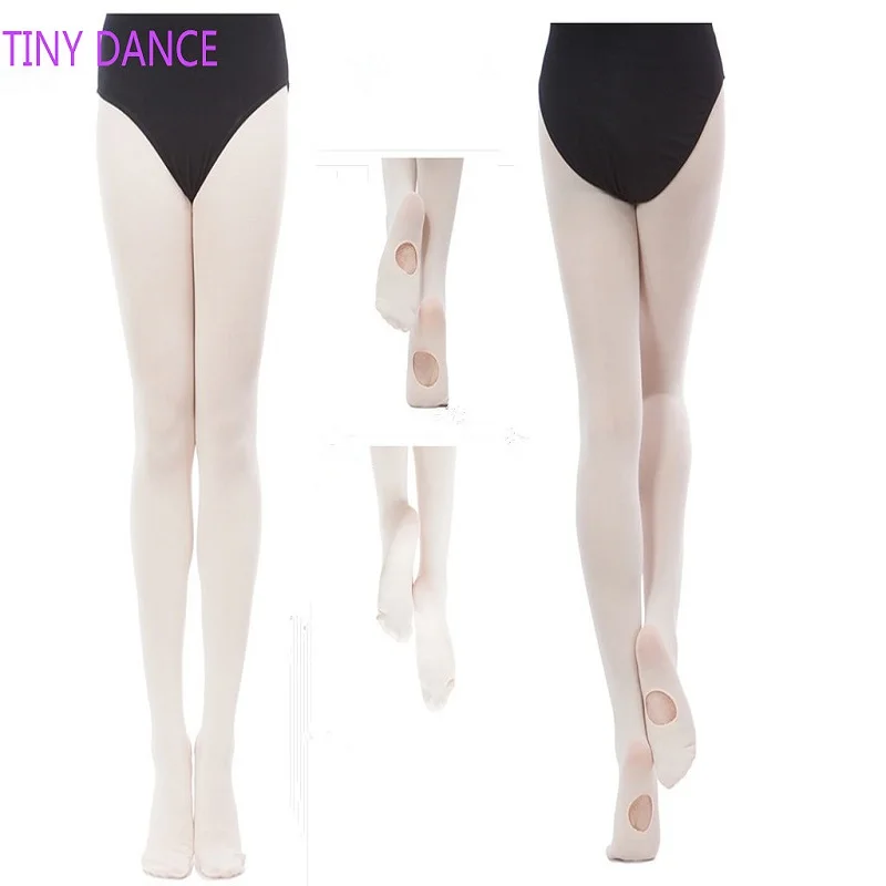Adult Child Footed Ballet Dance Convertible Tights Pink/White Girls Ballet Tights with Holes Ballet Coolants Pantyhose TF03
Adult Child Footed Ballet Dance Convertible Tights Pink/White Girls Ballet Tights with Holes Ballet Coolants Pantyhose TF03