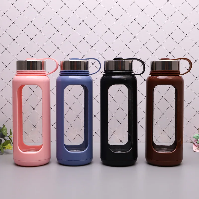 ZOOOBE 700/1000ml Large capacity Portable Glass Water Bottles With Stainless steel filter Sports Leak-proof Water Bottle
ZOOOBE 700/1000ml Large capacity Portable Glass Water Bottles With Stainless steel filter Sports Leak-proof Water Bottle