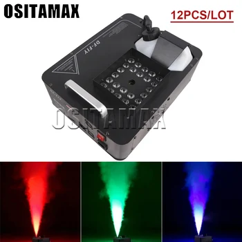 12Pcs Free Shipping 1500W DMX Fog Machine 24x3W LED RGB Smoke Machine Professional Fog For Stage Party Club Halloween Equipment
12Pcs Free Shipping 1500W DMX Fog Machine 24x3W LED RGB Smoke Machine Professional Fog For Stage Party Club Halloween Equipment