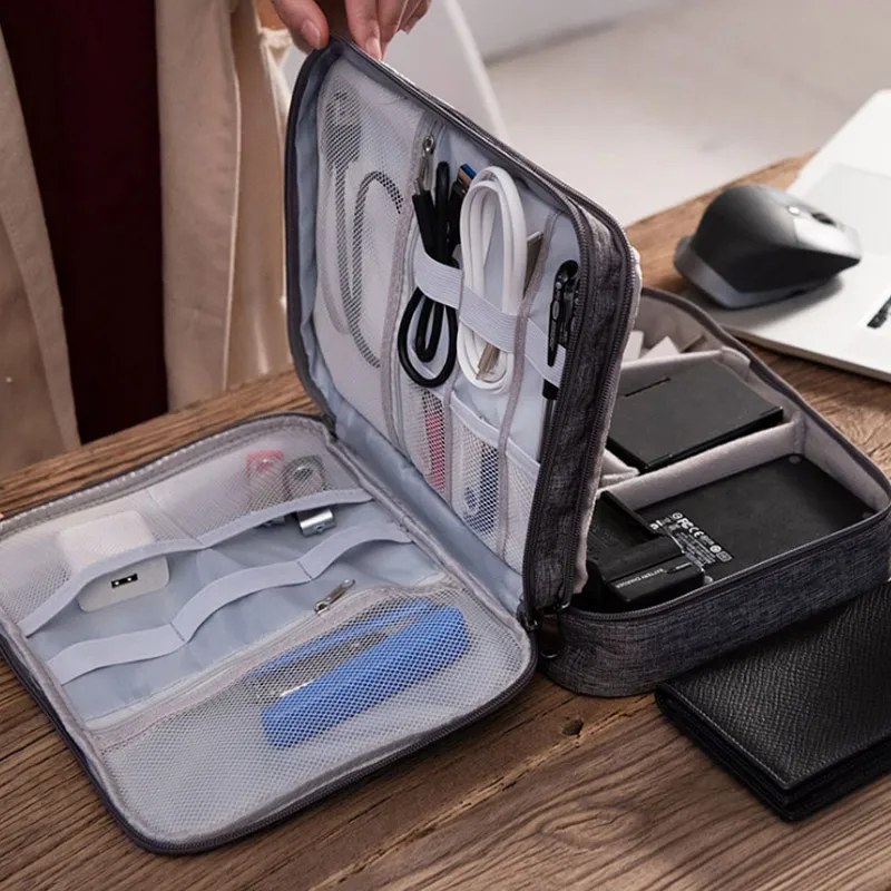 Newly Waterproof Travel Organizer Bag Triple Layers Storage Case for Electronics USB Cable Camera Lens
Newly Waterproof Travel Organizer Bag Triple Layers Storage Case for Electronics USB Cable Camera Lens
