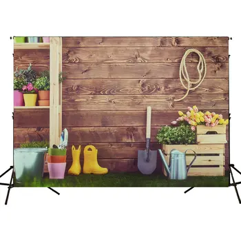 Gardening tools grass fresh flowers plants spring rustic hard wood Backgrounds Vinyl cloth Computer print wall backdrops 
Gardening tools grass fresh flowers plants spring rustic hard wood Backgrounds Vinyl cloth Computer print wall backdrops