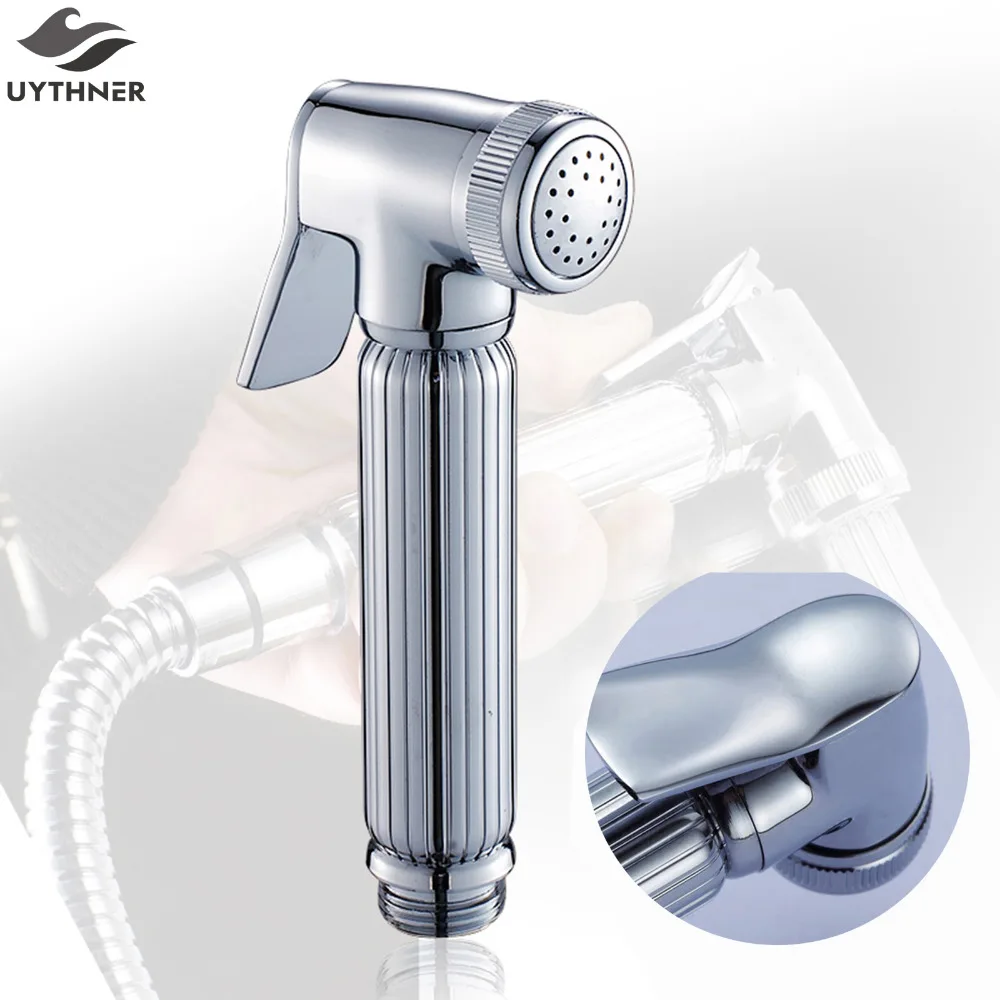 Uythner Chrome Polished Handheld Bidet Tap Pull Out Replacement Sprayer use for Kitchen & Bathroom
Uythner Chrome Polished Handheld Bidet Tap Pull Out Replacement Sprayer use for Kitchen & Bathroom