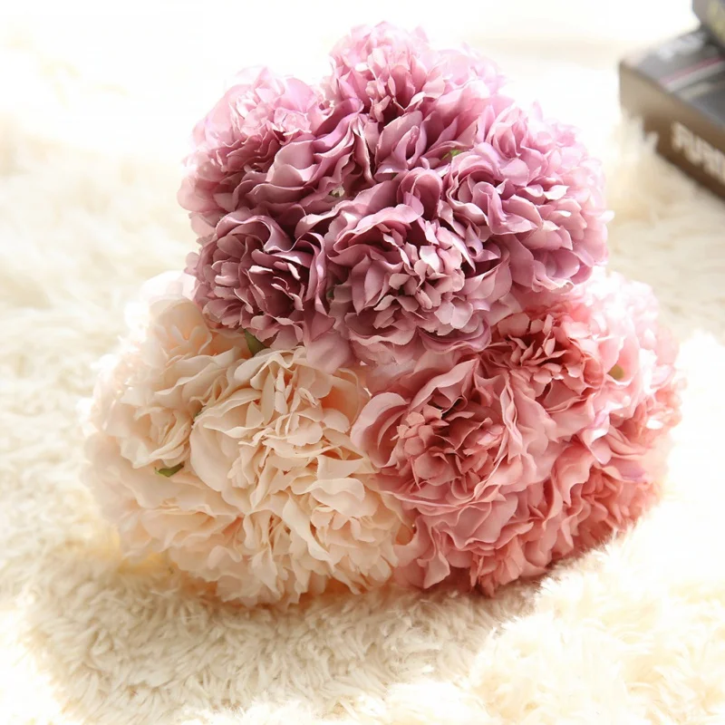Flowers Peony Floral Wedding Bouquet Bridal Artificial Silk-Fake Flower Bouquet Wedding Gifts
Flowers Peony Floral Wedding Bouquet Bridal Artificial Silk-Fake Flower Bouquet Wedding Gifts
