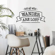 Beauty Not All Wander are Lost Wall Art Decal Decoration Fashion Sticker For Kids Rooms Decoration Home Party Decor Wallpaper
Beauty Not All Wander are Lost Wall Art Decal Decoration Fashion Sticker For Kids Rooms Decoration Home Party Decor Wallpaper