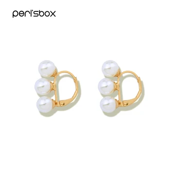 Peri'sbox New Small Three Pearls Hoop Earrings for Women Simple Minimalist Earrings Hoops Weddings Chandelier Earrings Jewelry
Peri'sbox New Small Three Pearls Hoop Earrings for Women Simple Minimalist Earrings Hoops Weddings Chandelier Earrings Jewelry