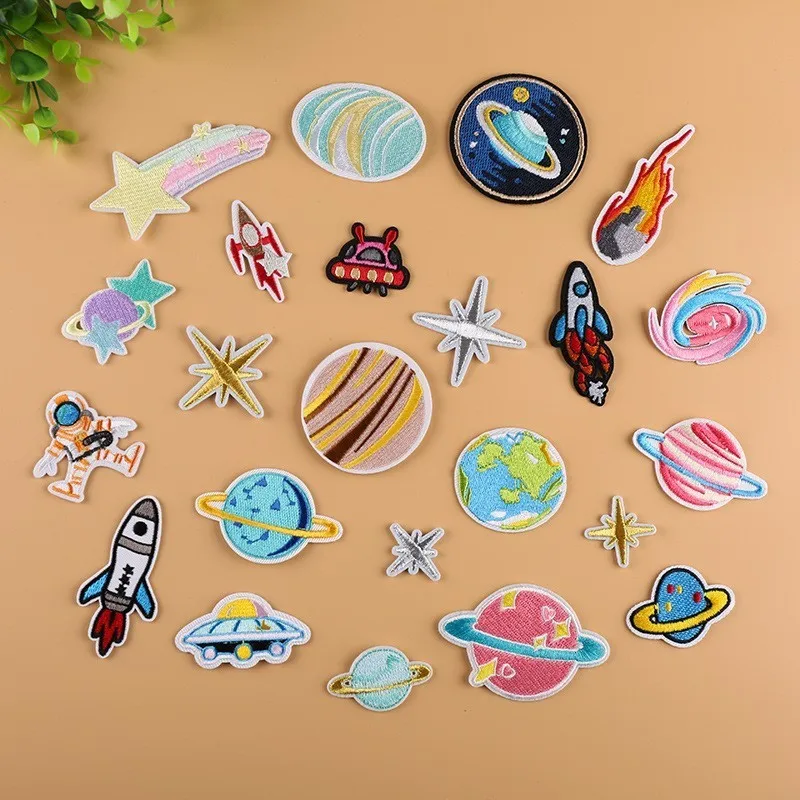 PGY Cosmic Space Embroidery Patches Universe Alien Pattern Sew On Patches Iron On Patches For Clothes Badges Sticker For Jeans H
PGY Cosmic Space Embroidery Patches Universe Alien Pattern Sew On Patches Iron On Patches For Clothes Badges Sticker For Jeans H