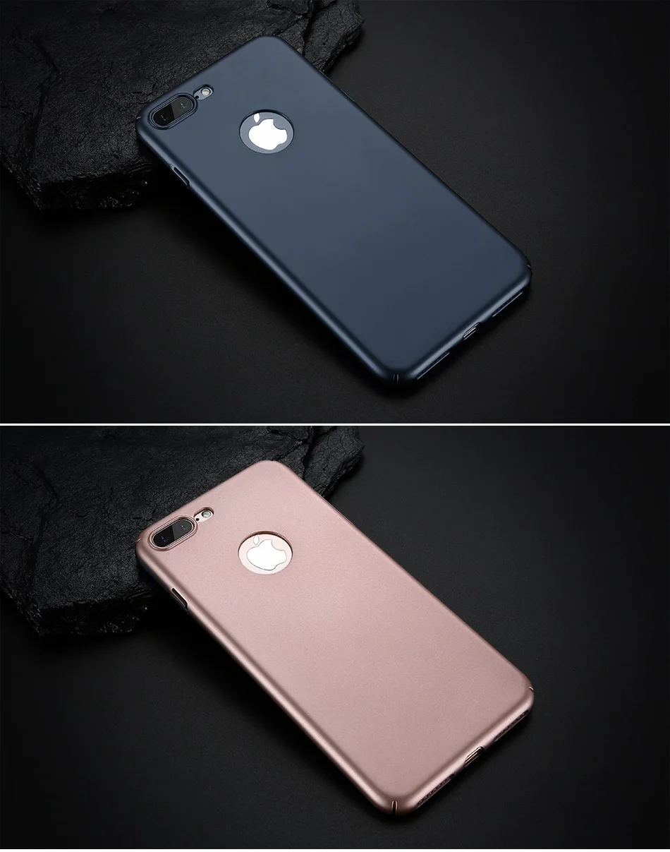 FLOVEME Hard PC Case For iPhone 7 6 6S iPhone 6S 6 7 Plus Smooth Touch Slim Phone Cases For iPhone 5S 5 iPhone SE 5s Case Cover 20