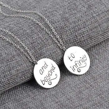 2016 New Design BFF Fovever To Infinity & Beyond Necklace Fashion Silver Plated Best Friends Pendants Gifts 20sets/lot
2016 New Design BFF Fovever To Infinity & Beyond Necklace Fashion Silver Plated Best Friends Pendants Gifts 20sets/lot