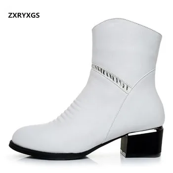 Most Popular 2019 Spring New Rhinestone Genuine Leather Women Boots Comfortable Non-slip Ankle Boots Fashion Shoes Woman
Most Popular 2019 Spring New Rhinestone Genuine Leather Women Boots Comfortable Non-slip Ankle Boots Fashion Shoes Woman
