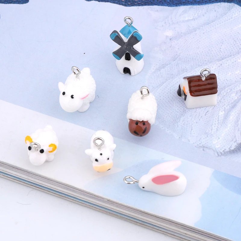5pcs Diy Pastoral Ox Sheep Resin Earring Charms Crafts Jewelry Findings House Keychain Necklace Animal Pendant Handmade Gift
5pcs Diy Pastoral Ox Sheep Resin Earring Charms Crafts Jewelry Findings House Keychain Necklace Animal Pendant Handmade Gift